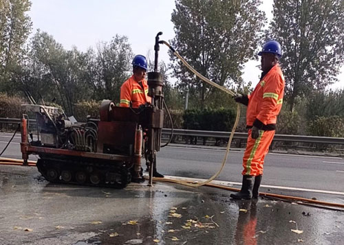 海南高速公路下沉注浆加固